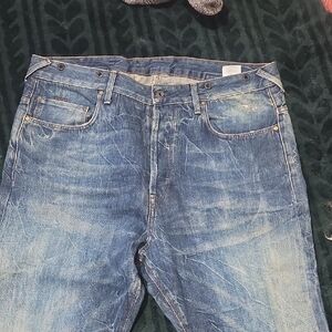 G-Star Relaxed Fit Faded Blue Jeans